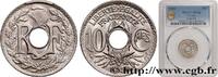 FRANCE 10 centimes Lindauer III REPUBLIC 1920 (21mm, 4g, 6h) -