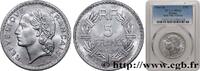 FRANCE 5 francs Lavrillier, aluminium IV REPUBLIC Beaumont-Le-Roger 1947 (31mm, g, 6h) -