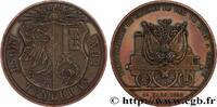 FRANCE Médaille, Inauguration du chemin de fer de Lyon à TRANSPORTS Suisse, Genève 1858 (48,5mm, 55,22g, 12h) -