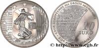 FRANCE Belle Épreuve 10 Euro LA SEMEUSE - CINQUANTIÈME AN FRANCE Pessac - Monnaie de Paris 2009 (37mm, 22,2g, 12h) -