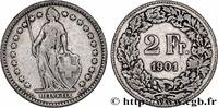 SWITZERLAND 2 Francs Helvetia SWITZERLAND Berne - B 1901 (27,2mm, 9,80g, h) -
