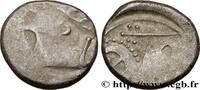 FRANCE Denier au cheval galopant et au “caducée” GALLIA - ALLOBROGES (Dauphiné area) Ier siècle avant J.-C. (13mm, 2,38g, 11h) -