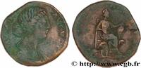 THE ANTONINES (96 AD to 192 AD) Sesterce FAUSTINA MINOR Rome 165-175 (28,5mm, 22,72g, 11h) -