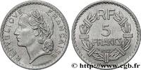 FRANCE 5 francs Lavrillier, aluminium PROVISIONAL GOVERNEMENT OF THE FRENCH REPUBLIC Castelsarrasin 1945 (31mm, 3,57g, 6h) -