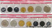 AUSTRIA Série Proof 7 Monnaies AUSTRIA Vienne 1979 (mm, g, h) -