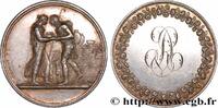 FRANCE Médaille de mariage, Jacob et Rachel, Stéphanie Na AMOUR ET MARIAGE 1844 (36mm, 21,18g, 12h) -