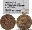 ITALY - KINGDOM OF ITALY - NAPOLEON I Épreuve 3 Centesimi ITALY - KINGDOM OF ITALY - NAPOLEON I Milan 1807 (23mm, 6,12g, 6h) -