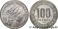 GABON Essai de 100 Francs antilopes type “BEAC” GABON Paris 1975 (25mm, 7,30g, 6h) -