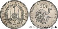 DJIBOUTI Essai de 50 Francs DJIBOUTI Paris 1977 (25mm, 7,59g, 6h) -