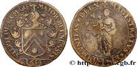 FRANCE Stéphane de La Mare, maire de Beaune BOURGOGNE - VILLES ET NOBLESSE 1654 (27mm, 5,01g, 6h) -