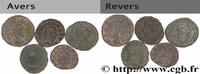 Lots de 5 monnaies LOTS (mm, g, h) -