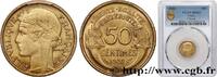 FRANCE 50 centimes Morlon III REPUBLIC 1932 (18mm, 2g, 6h) -