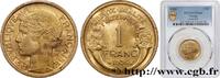 FRANCE 1 franc Morlon III REPUBLIC Paris 1936 (23mm, 4g, 6h) -