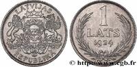LATVIA 1 Lats emblème LATVIA 1924 (23mm, 5g, 12h) -