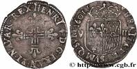 FRANCE Huitième d'écu de Navarre HENRY IV Saint-Palais 1601 (25mm, 4,74g, 5h) -