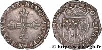 FRANCE Huitième d'écu de Navarre HENRY IV Saint-Palais 1603 (25mm, 4,68g, 7h) -