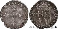 FRANCE Huitième d'écu de Navarre HENRY IV Saint-Palais 1604 (24mm, 4,43g, 11h) -