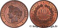 FRANCE 10 centimes Cérès III REPUBLIC Paris 1883 (30mm, 9,90g, 6h) -