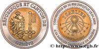 SWITZERLAND - REPUBLIC OF GENEVA 1 Sablier République et Canton de Genève SWITZERLAND - REPUBLIC OF GENEVA 2000 (38,50mm, 23,03g, 12h) -