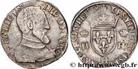 FRANCE Teston, 2e type HENRY II La Rochelle 1559 (27,5mm, 9,48g, 1h) -