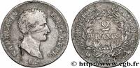 FRANCE 2 francs Napoléon Empereur, Calendrier révolutionn PREMIER EMPIRE / FIRST FRENCH EMPIRE Paris 1805 (27,84mm, 9,92g, 6h) -