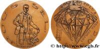FRANCE Médaille, Raymond Roussel, Épreuve d’auteur LITTÉRATURE : ÉCRIVAINS/ÉCRIVAINES - POÈTES Monnaie de Paris 1978 (89,5mm, 281,32g, 12h) -