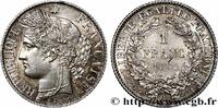 FRANCE 1 franc Cérès, Troisième République III REPUBLIC Paris 1894 (23mm, 5,00g, 6h) -