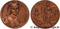 FRANCE Médaille, Élisabeth Vigée Le Brun ARTISTES : MUSICIENS, PEINTRES, SCULPTEURS Monnaie de Paris 1983 (77,5mm, 297,14g, 12h) -