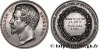 FRANCE Médaille de récompense, 2e prix d’horticulture SOCIÉTÉS D'AGRICULTURE, HORTICULTURE, PÊCHE ET CHASSE (1850) (45mm, 50,23g, 12h) -