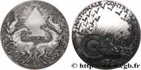 FRANCE Médaille, VAINCRE, Ligue nationale contre le cance MÉDECINE - SOCIÉTÉS MÉDICALES - MÉDECINS/CHIRURGIENS - ASSISTANCE PUBLIQUE 1979 (72mm, 209,93g, 12h) -