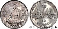 HAITI 50 Gourdes Jeux Olympiques de Montréal et ‘Innsbru HAITI 1974 (38,5mm, 16,73g, 6h) -