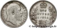 BRITISH INDIA 1 Rupee (Roupie) Edouard VII BRITISH INDIA Calcutta 1903 (30,5mm, 11,65g, 12h) -