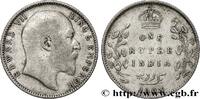 BRITISH INDIA 1 Rupee (Roupie) Edouard VII BRITISH INDIA Bombay 1903 (30,6mm, 11,52g, 12h) -