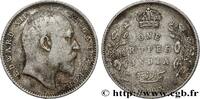 BRITISH INDIA 1 Rupee (Roupie) Edouard VII BRITISH INDIA Bombay 1903 (30,6mm, 11,56g, 12h) -