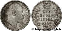 BRITISH INDIA 1 Rupee (Roupie) Edouard VII BRITISH INDIA Bombay 1906 (30,52mm, 11,58g, 12h) -