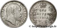 BRITISH INDIA 1 Rupee (Roupie) Edouard VII BRITISH INDIA Calcutta 1909 (30,52mm, 11,60g, 12h) -