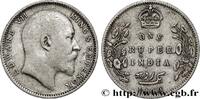 BRITISH INDIA 1 Rupee (Roupie) Edouard VII BRITISH INDIA Bombay 1909 (30,52mm, 11,60g, 12h) -