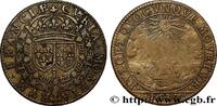 FRANCE Louis XIII COUR DES MONNAIES 1637 (27mm, 6,56g, 6h) -