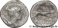 THE REPUBLIC (280 BC to 27 BC) Denier POSTUMIA Rome 74 AC. (18mm, 3,50g, 11h) -