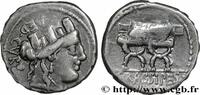 THE REPUBLIC (280 BC to 27 BC) Denier FURIA Rome 84 AC. (19mm, 2,72g, 12h) -