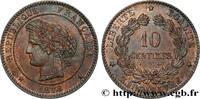 FRANCE 10 centimes Cérès III REPUBLIC Paris 1878 (30mm, 10,00g, 6h) -