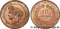 FRANCE 10 centimes Cérès III REPUBLIC Paris 1880 (30mm, 9,98g, 6h) -
