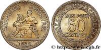 FRANCE 50 centimes Chambres de Commerce III REPUBLIC Paris 1922 (18mm, 1,93g, 6h) -