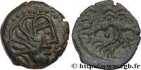 FRANCE Bronze YLLYCCI à l’oiseau, classe Va / Vc SENONES (Area of Sens) c. avant 52 AC. (16,5mm, 3,09g, 11h) -