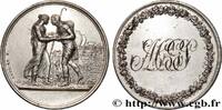 FRANCE Médaille de mariage, Jacob et Rachel, Stéphanie Na AMOUR ET MARIAGE 1824 (36mm, 20,27g, 12h) -
