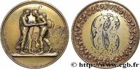 FRANCE Médaille de mariage, Jacob et Rachel, Stéphanie Na AMOUR ET MARIAGE 1881 (36mm, 22,30g, 12h) -