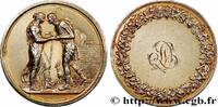 FRANCE Médaille de mariage, Jacob et Rachel, Stéphanie Na AMOUR ET MARIAGE 1843 (40,5mm, 31,98g, 12h) -