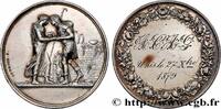 FRANCE Médaille de mariage, Jacob et Rachel, Stéphanie Na AMOUR ET MARIAGE 1879 (36,5mm, 22,78g, 12h) -