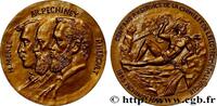 FRANCE Médaille, Cent ans au service de la chimie et élec SCIENCES & SCIENTIFIQUES Monnaie de Paris (1955) (67,5mm, 14,90g, 12h) -