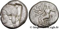 Classic 1 (480 BC to 400 BC) Hémidrachme ou triobole ARCADIA - ARCADIAN LEAGUE Heraia, Lycosura c. 480-475 AC. (13,5mm, 2,94g, 9h) -